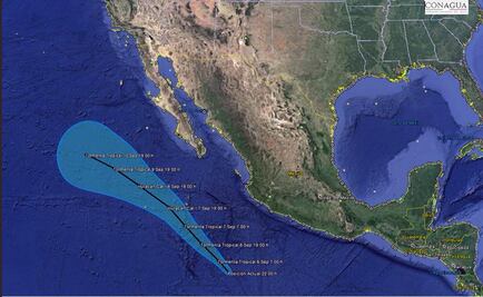 Se forma depresión tropical en el Pacífico