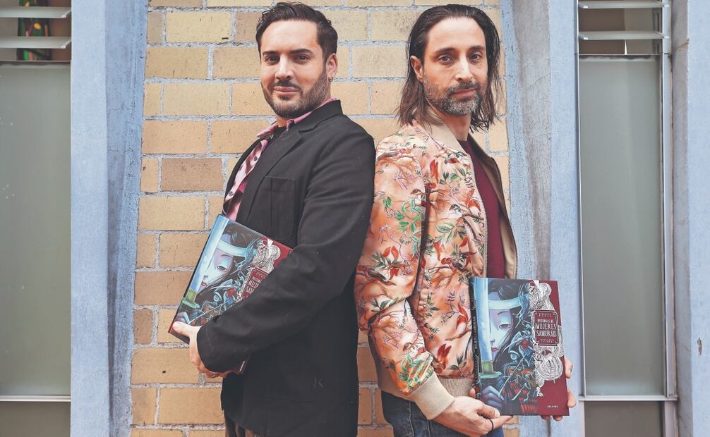 Benjamin Lacombe y Sébastien Perez tienen una larga trayectoria en libros juveniles y cómics. Foto: de Carlos Mejía. EL UNIVERSAL