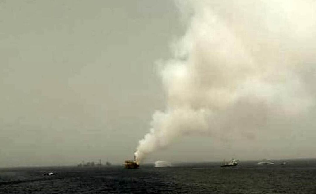 Atiende Pemex fuga de gas en Sonda de Campeche