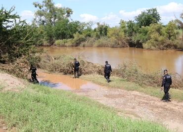 Continúa la búsqueda de dos cuerpos arrastrados por corriente en Sinaloa