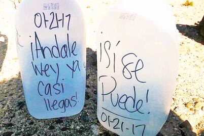 Garrafones del desierto, esperanza de migrantes que la “Border” destruye