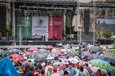 Inicia “bailongo” en el Zócalo a un año del triunfo de AMLO