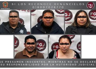 Aseguran a 5 por muerte de detenido en Coyotepec; dos son policías municipales