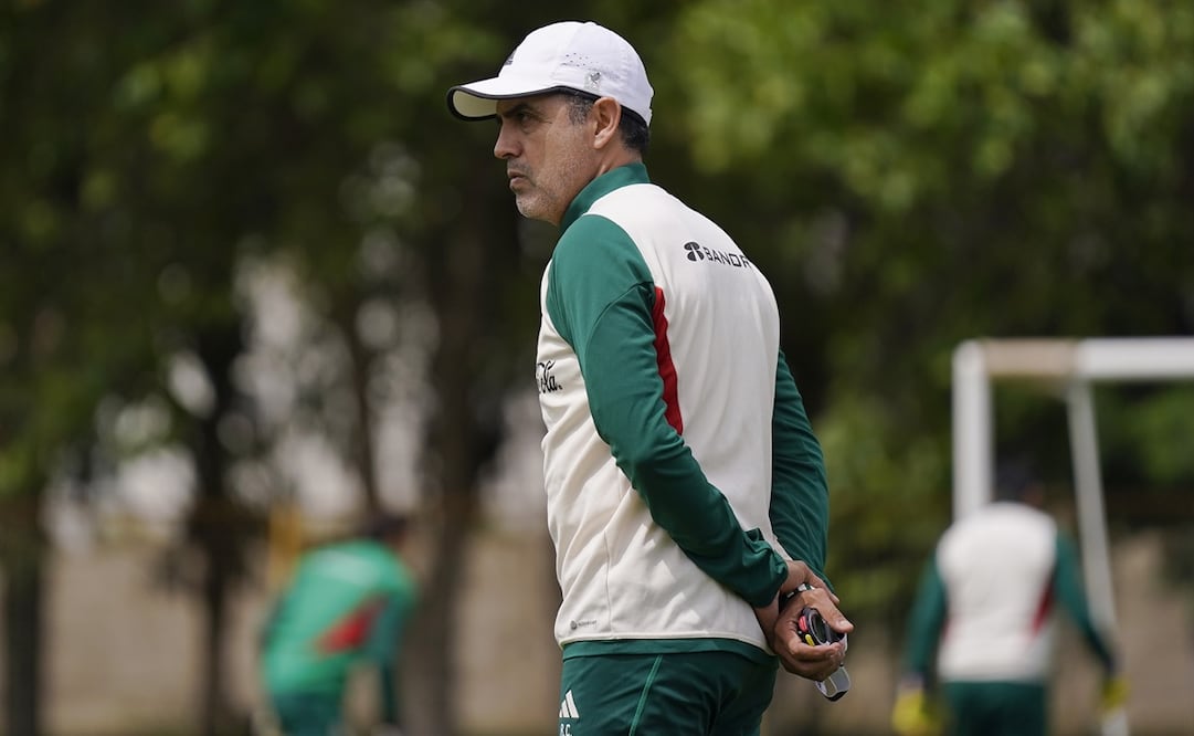 Ricardo Cadena en entrenamiento con la Selección Mexicana Sub-23 - Foto: Imago7