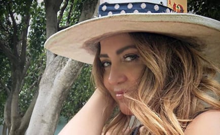 Andrea Legarreta luce su figura en bikini