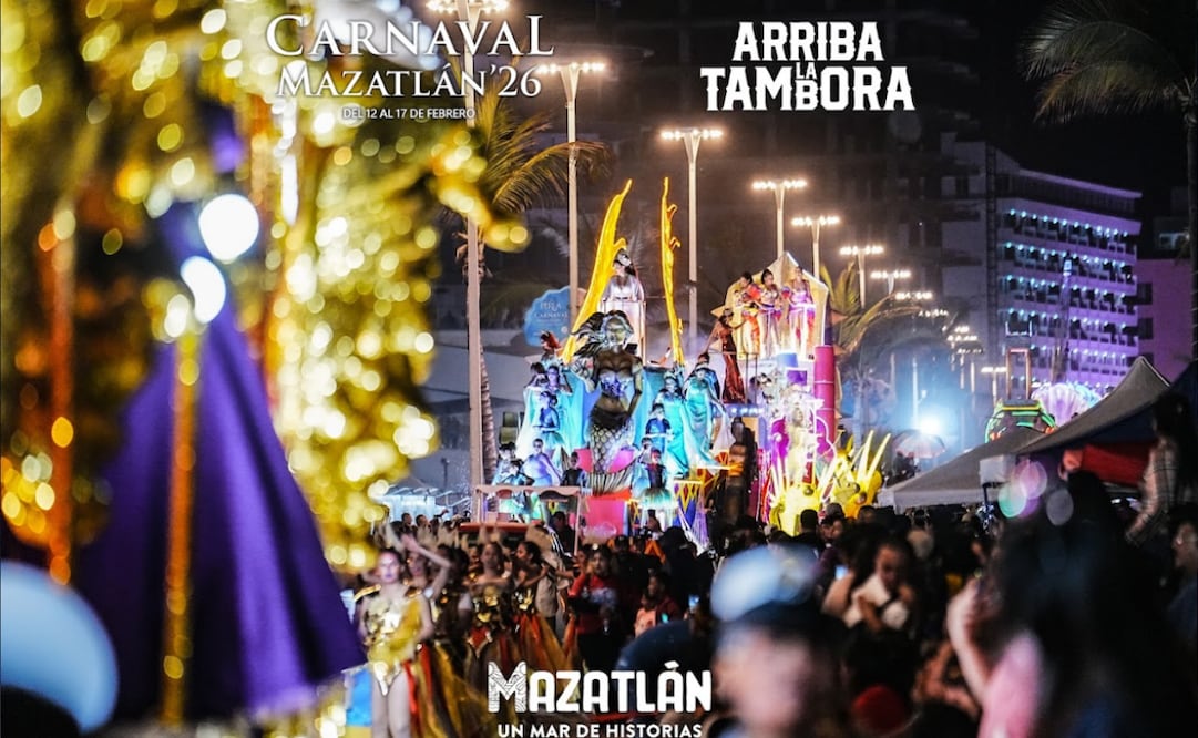 Comienza el carnaval de Mazatlán. (12/02/26) Foto: Cortesía