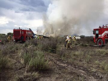 Sobrevivientes de accidente de avión en Durango salieron por su propio pie