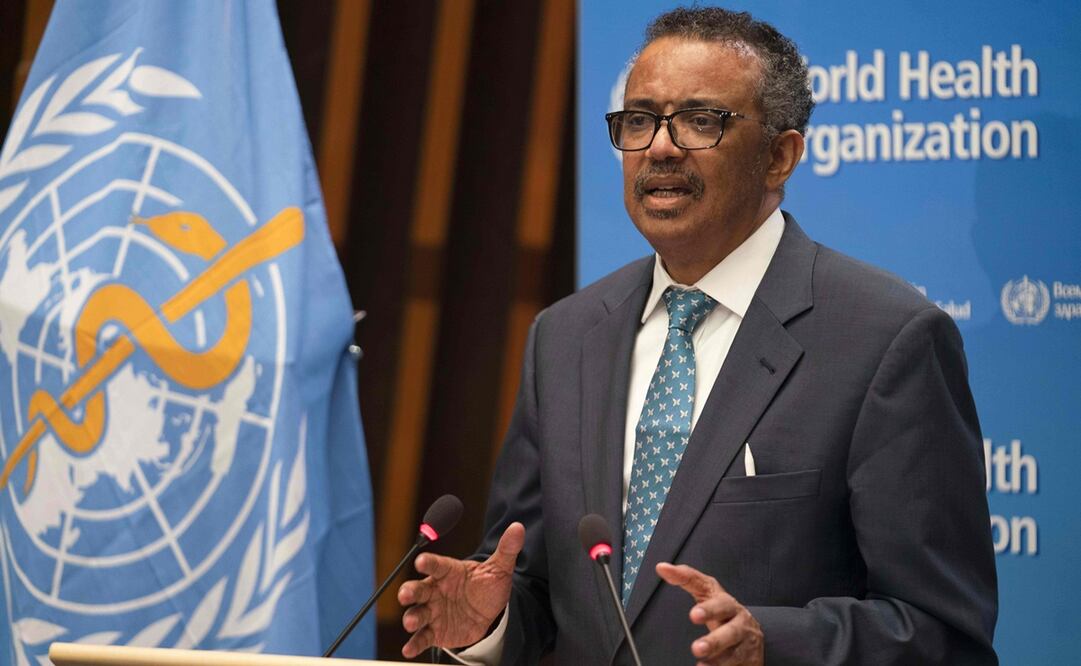 Tedros Adhanom Ghebreyesus, jefe de la OMS. Foto: AFP