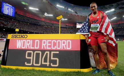 Eaton bate récord mundial de decatlón en Beijing