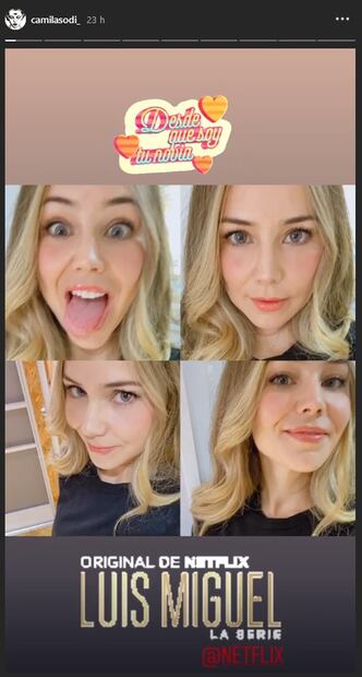 Descubre el drástico cambio de look de Camila Sodi para Luis Miguel la serie