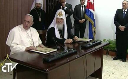 Pope, Patriarch sign declaration on unity 