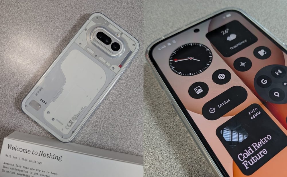 Nothing Phone (4a): diseño original con lo esencial en un equipo. Imagen: Paloma Vega