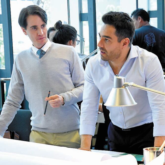 Santiago Michel y Omar Chaparro, en el elenco de la historia. Foto: TELEVISA