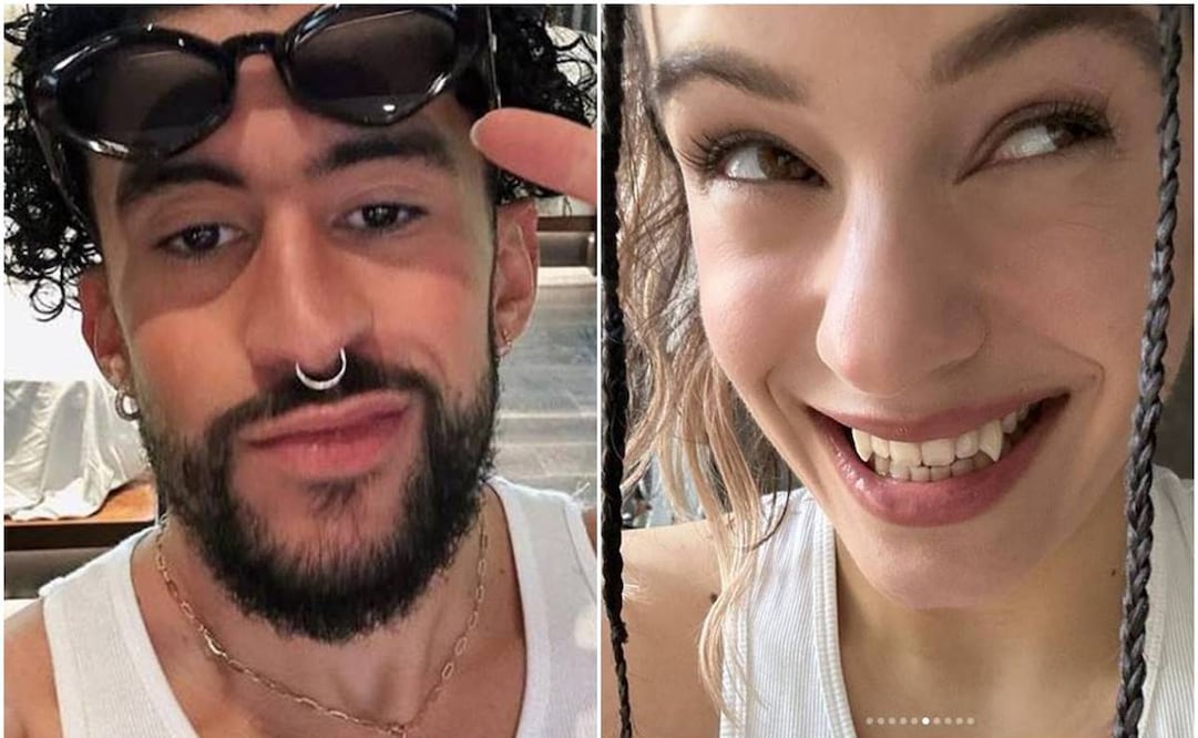 Los cantantes Bad Bunny y Rosalía. Foto: Capturas de Instagram @rosalia.vt y @badbunnypr