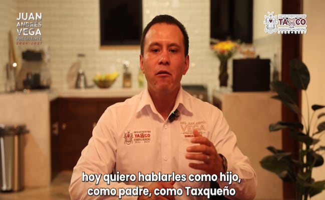 Taxco: alcalde Juan Andrés Vega reaparece tras secuestro y promete trabajar por la paz del municipio