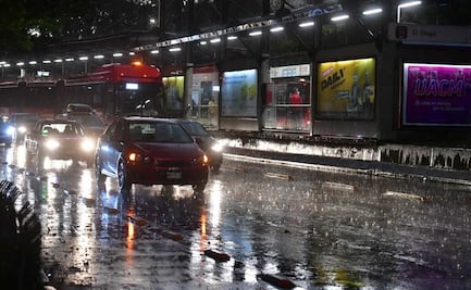 Estas son las avenidas afectadas por las lluvias de este martes en CDMX 