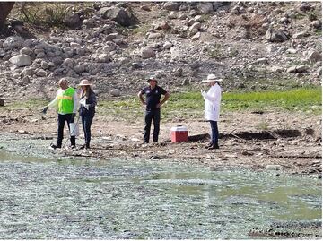 Analizan contaminantes de la Presa Madín; esperan obtener resultados de toxicidad en 20 días