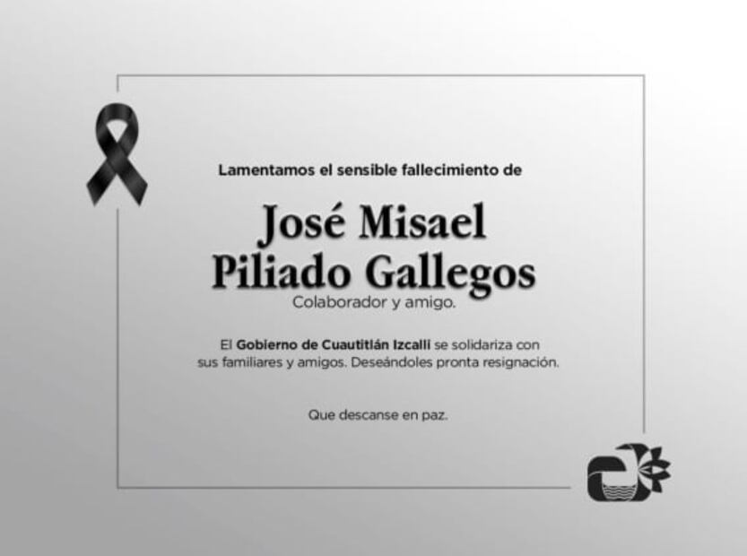 Gobierno de Cuautitlán Izcalli se solidariza por muerte de policía y escolta de presidenta municipal