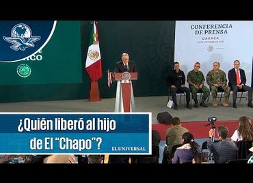 AMLO contesta quien liberó al hijo de el “Chapo” Guzmán