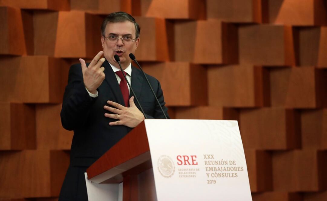 El titular de la SRE, Marcelo Ebrard. Foto: Archivo/EL UNIVERSAL