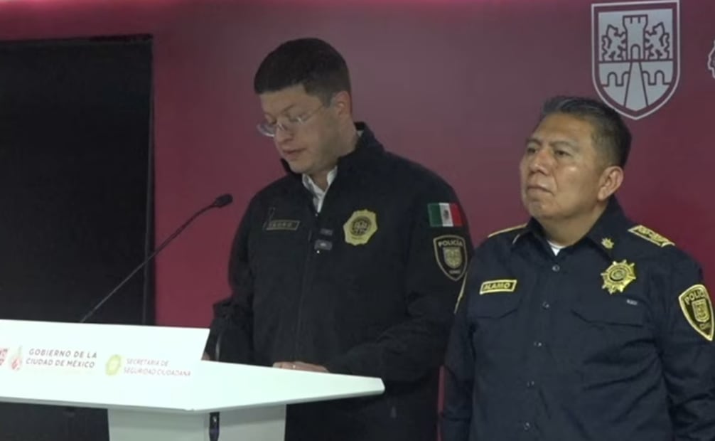 El secretario de seguridad ciudadana, Pablo Vázquez, en conferencia de prensa. Foto: Captura de pantalla