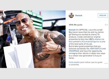 "La Roca" actuará en remake de "Jumanji"