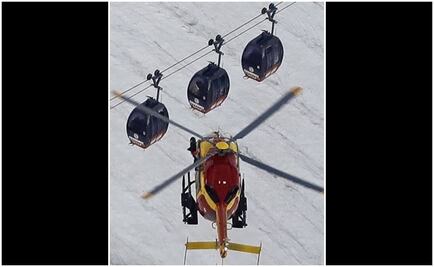 Rescatan a un centenar de turistas en los Alpes