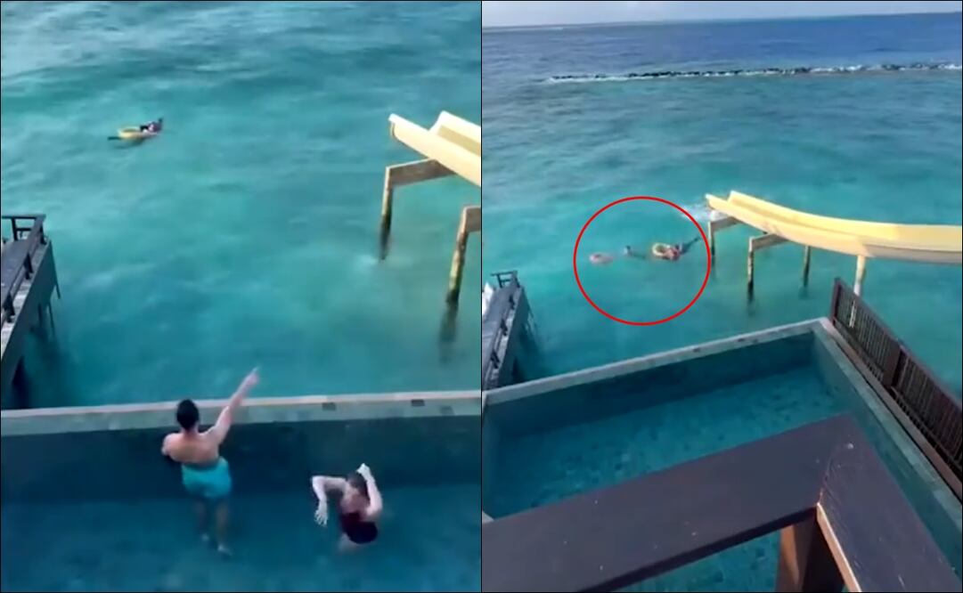 Exjugador del Real Madrid salvó la vida a una pareja - Fotos: Captura de pantalla