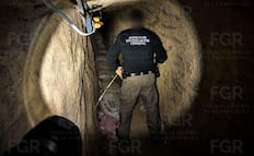 Aseguran túnel con equipo de extracción de hidrocarburo en Nuevo León; conectaba un inmueble a un poliducto de Pemex