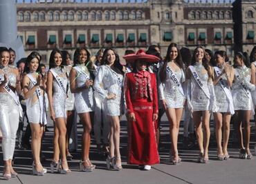 Candidatas de Miss Universo disfrutan de la Ciudad de México antes de la gran final