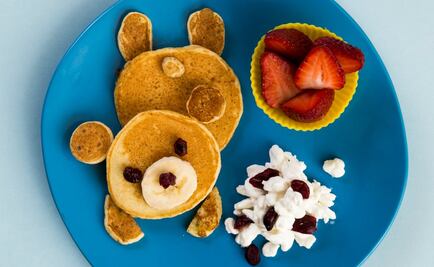 #RECETA Hot cakes de oso y frutas