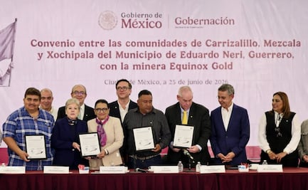 Segob media acuerdo de operación de minera en montaña de Guerrero; prometen inversión social, salud y protección ambiental