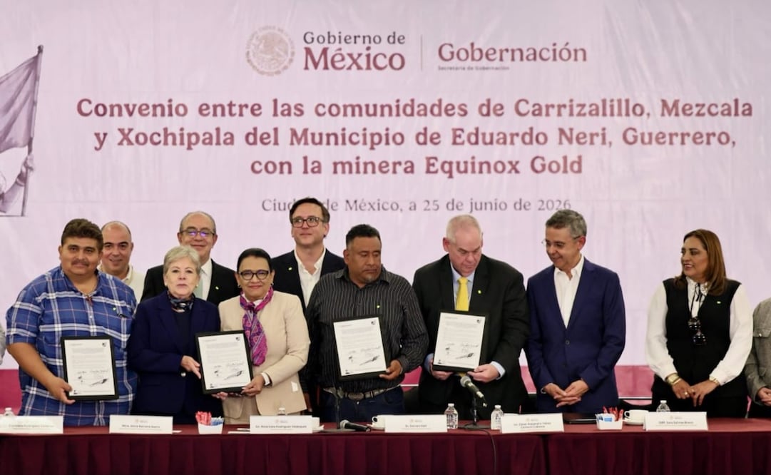Gobierno acuerda con comunidades y minera operación en montaña de Guerrero. Foto: Especial