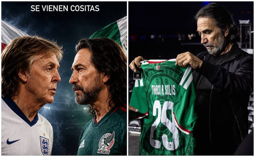 Marco Antonio Solís se suma a la euforia por el próximo partido México vs Inglaterra.