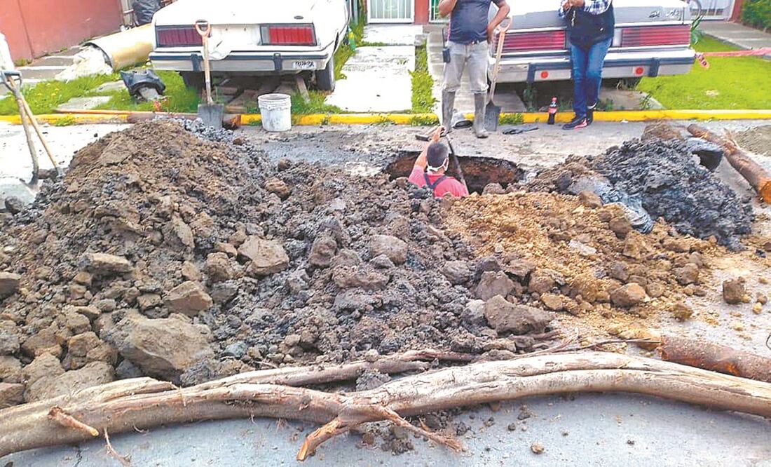 Cuadrillas de trabajadores acordonaron las zonas y realizaron labores de limpieza y reparación. Foto: ESPECIAL