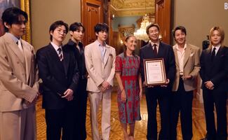 BTS muestra su emoción en el detrás de cámaras de su visita a Palacio Nacional en la CDMX