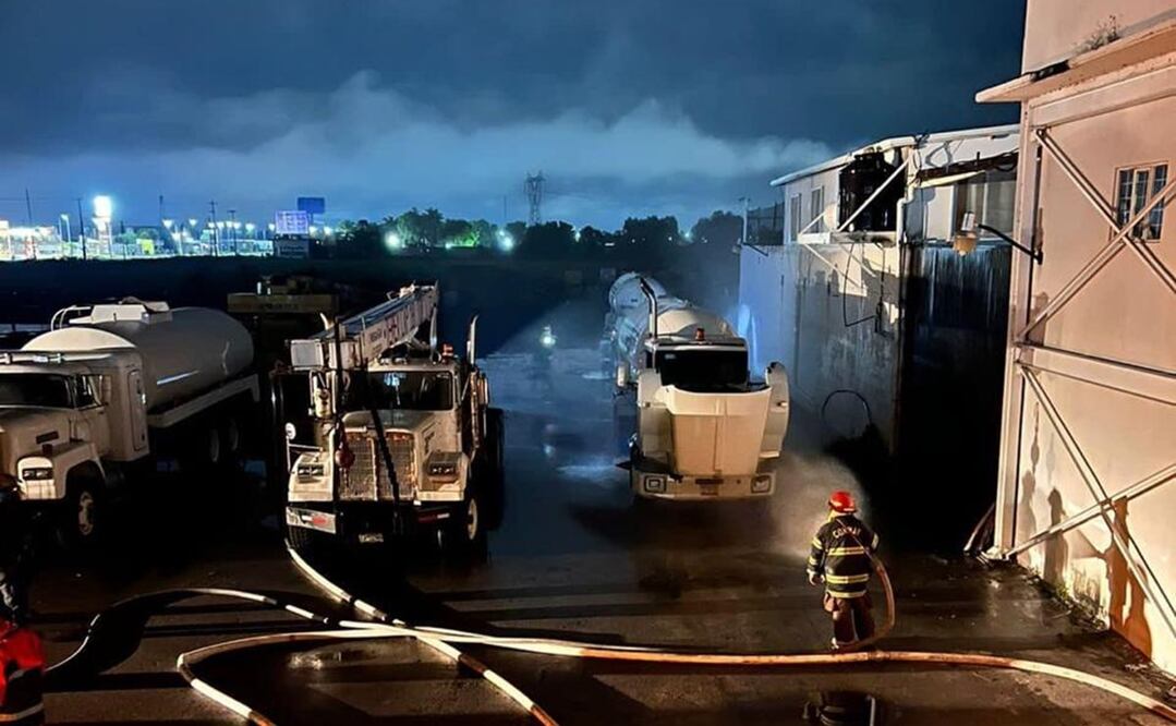 Fuga de gas en una pipa. Foto: Especial