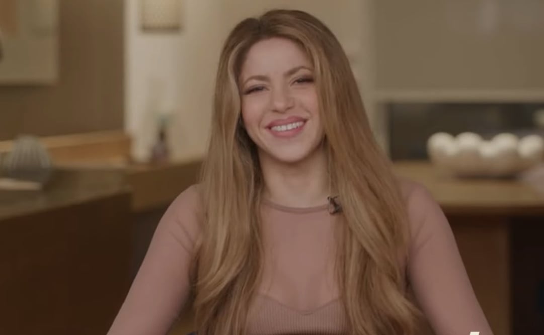 Foto: Captura de pantalla de Shakira en entrevista con Enrique Acevedo