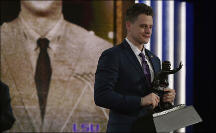 Joe Burrow, quarterback de LSU, gana el Heisman 2019