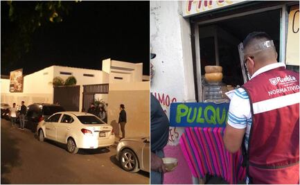 Dispersan dos fiestas en Puebla; cierran papelería que vendía pulque