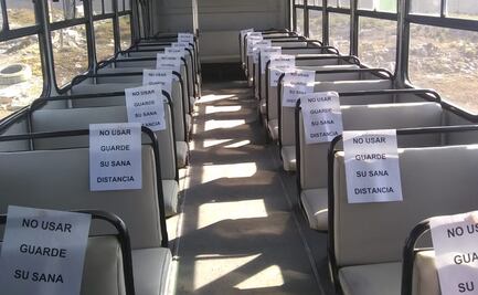 Transporte público en el Edomex implementa nuevas medidas por Covid-19