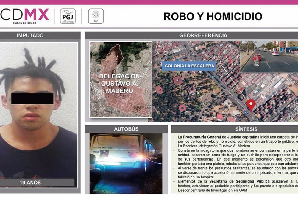 De ser encontrado culpable por el atraco al camión, el imputado de 19 años podría alcanzar una pena de nueve años y tres meses. FOTO: ESPECIAL