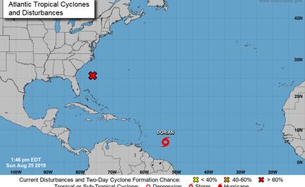 Prevén que tormenta “Dorian” se convierta en huracán el martes