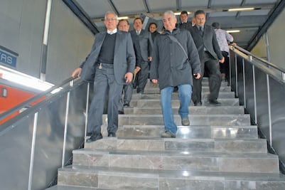 STC reabre escaleras que se desplomaron en Nativitas