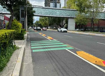 ¿Te mueves en bici? Gobierno capitalino instala ciclovía confinada en Eje 4 Sur Benjamín Franklin
