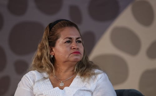 "Yo no soy militante de ningún partido", afirma Ceci Flores tras participar con Somos México; "me voy a morir buscando a mi hijo", asegura
