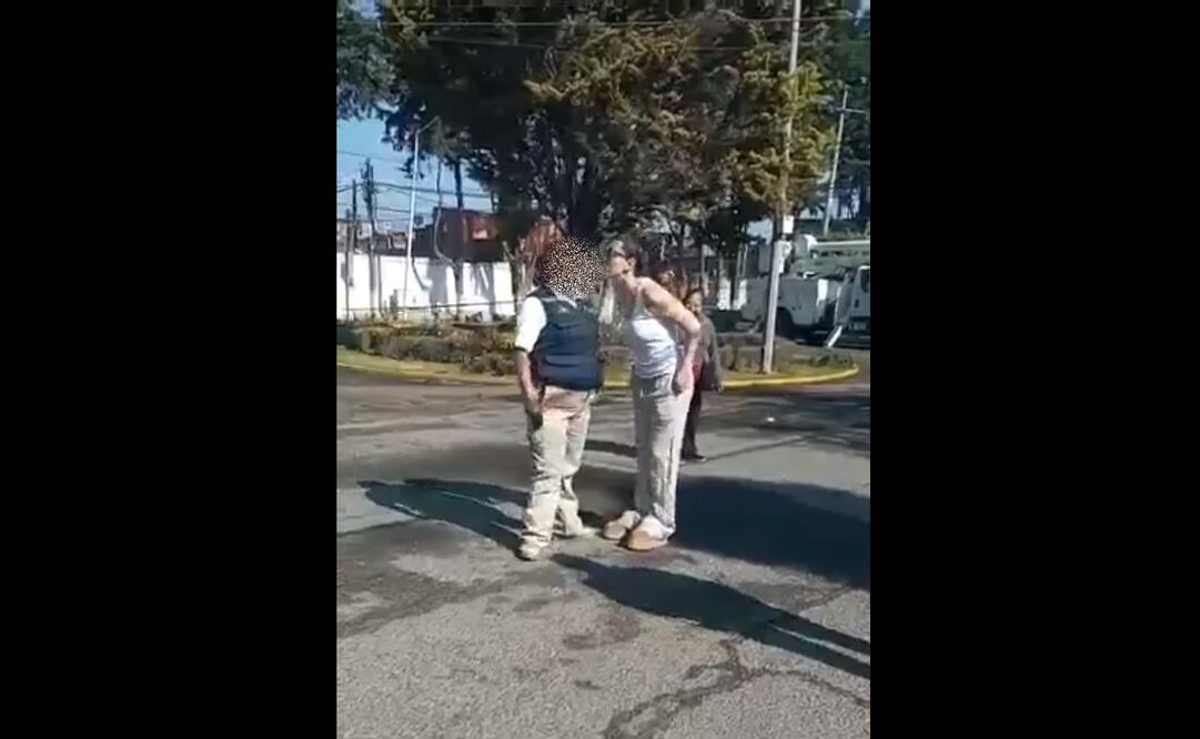 Este viernes circularon videos de una mujer que agredió a una guardia de seguridad de un residencial. Foto: Especial 