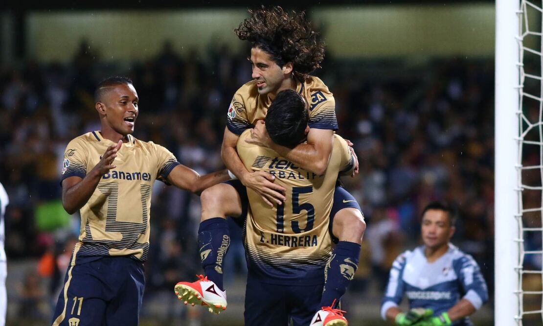 En Ciudad Universitaria se vivió una fiesta tras la goleada de Pumas sobre el Atlas, conjunto que dirige Gustavo Matosas (ALEJANDRA SUÁREZ. IMAGO7)