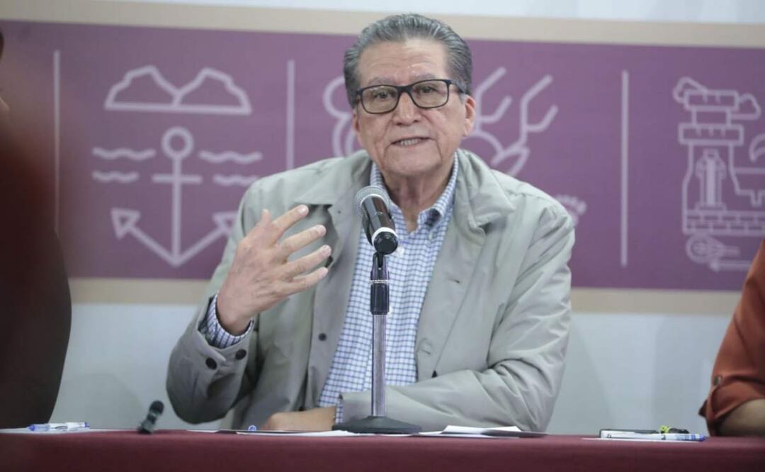 Feliciano Castro Meléndrez, Secretario de Gobierno en Sinaloa, aseguró que se respetan todas las manifestaciones en el estado (29/01/2025). Foto: Oficial
