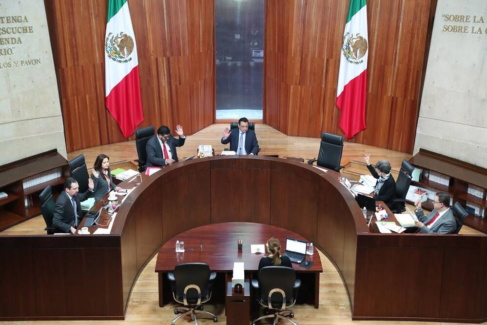 Sesión del Tribunal Electoral del Poder Judicial de la Federación. Foto: Archivo